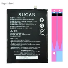 Original Cell Mobile Phone 3.85v 4000mAh Batteries For SUGAR Y13 Battery Smart Rpair Replacement Parts Glue