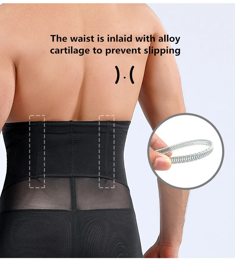 Для мужчин Корректирующее белье Body Shaper Корсет на живот пояс моделирования ремень