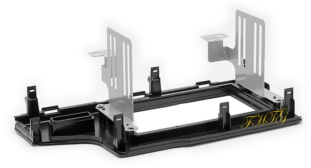 Автомобильная Радио фасция подходит для 2013 2015 Honda Fit/Jazz (RHD UV Black) двойная Din