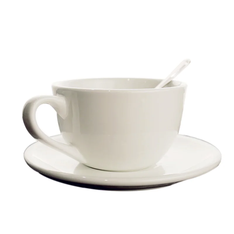 Роскошные Керамика Чай чашки и держатель блюдца волна многоразовые Кофе малые