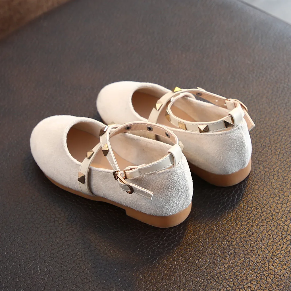 

Baby Sandals 2020 Sweet Pink Princess Shoes for baby girls Children Comfortable Soft Flock Flats Shoes Girl's Casual School Shoe