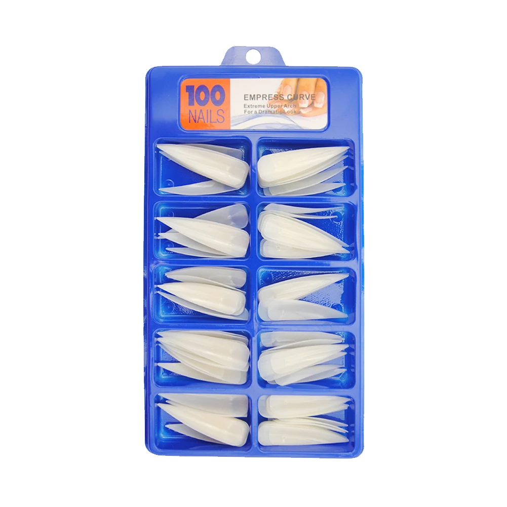 Искусственные накладные ногти для дизайна ногтей 100 шт. клейкие искусственный