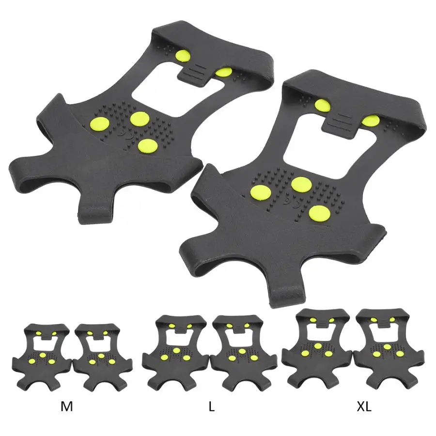 1 пара универсальные альпинистские скобы 10 зубьев противоскользящие для льда