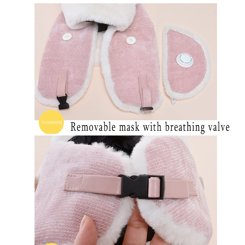 Шапка-ушанка женская зимняя теплая тёплая шапка-ветровка K79 | Аксессуары для