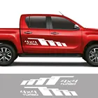 Виниловый декор для пикапа, двери, боковые полосы, Наклейка для Toyota Hilux Vigo Revo, графические Чехлы для грузовиков, автомобильные наклейки, аксессуары для тюнинга автомобиля