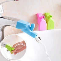 321pc kitchen sink adjustable faucet extenders silicone elastic nozzle guide children water saving tap bathroom accessories