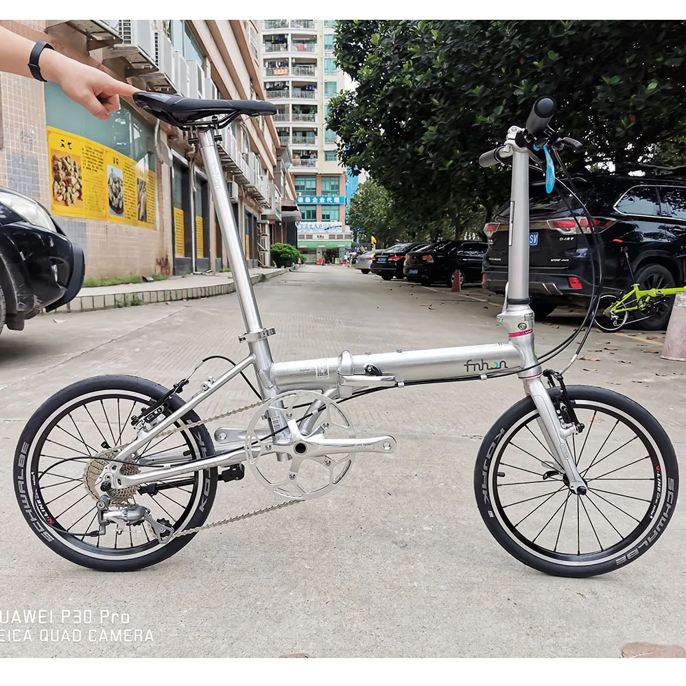 Fnhon Zephyr 1" алюминиевый складной велосипед 16" 349 Minivelo городской Commuter велосипед с V тормозом 9 скоростей мини веловелосипеды