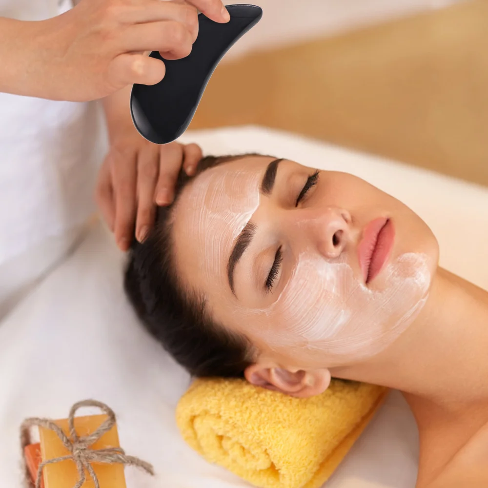 

1Pc Horn Scraping Plate Guasha Buffalo Horn Board Body Scraping Massager