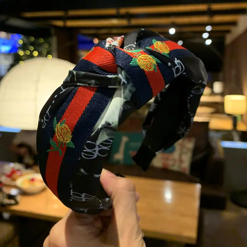 2019 Модный милый пластиковый бантик повязки на голову повязка для женщин и