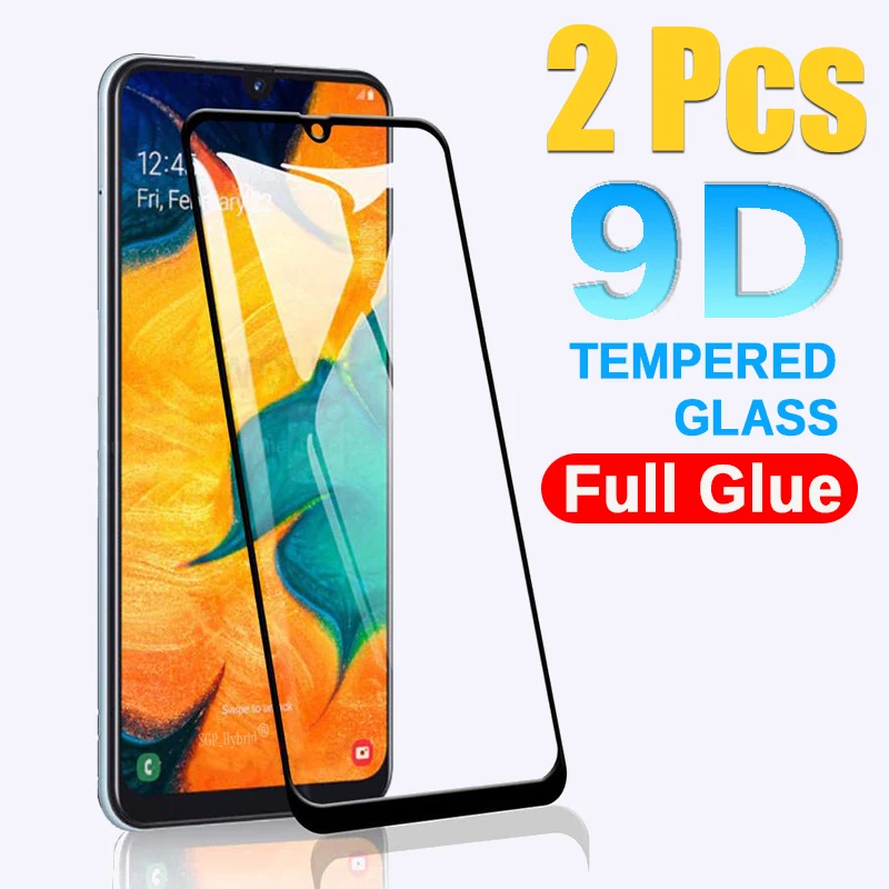 Защитное стекло 9D для Samsung Galaxy A51 A71 A50 A70 A80 2 шт. | Мобильные телефоны и аксессуары