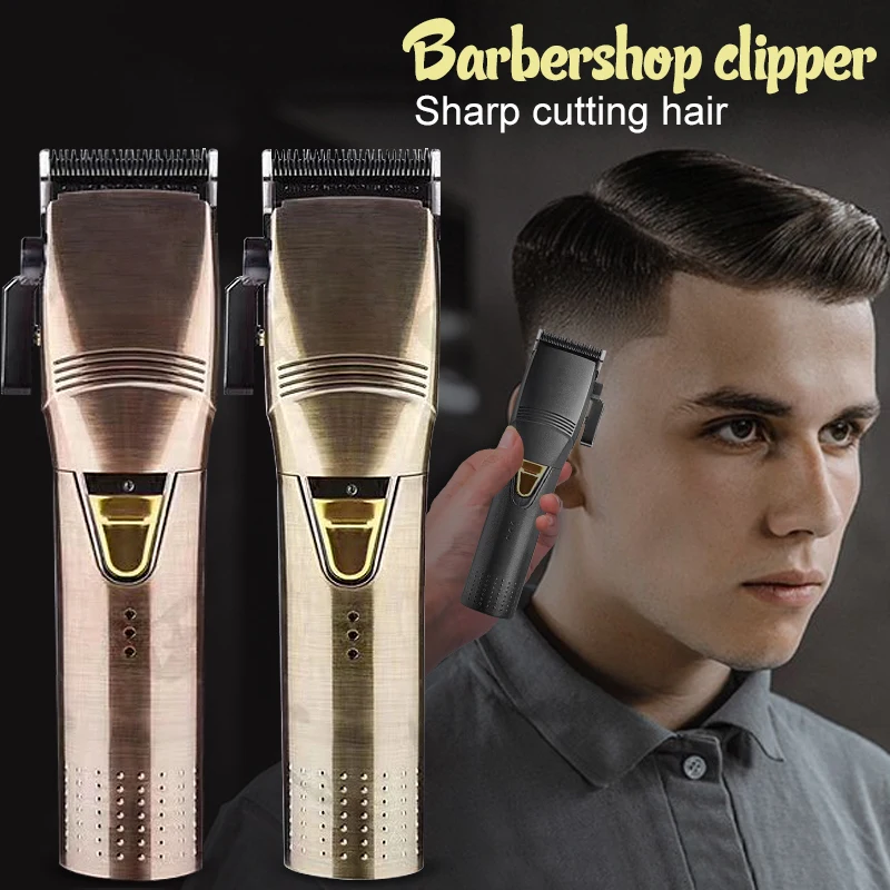 

Hair Trimmer Rechargeable hair clipper men zero-gappedbarbershop Cordless Digital close-cutting 0mm t-blade baldheaded outliner