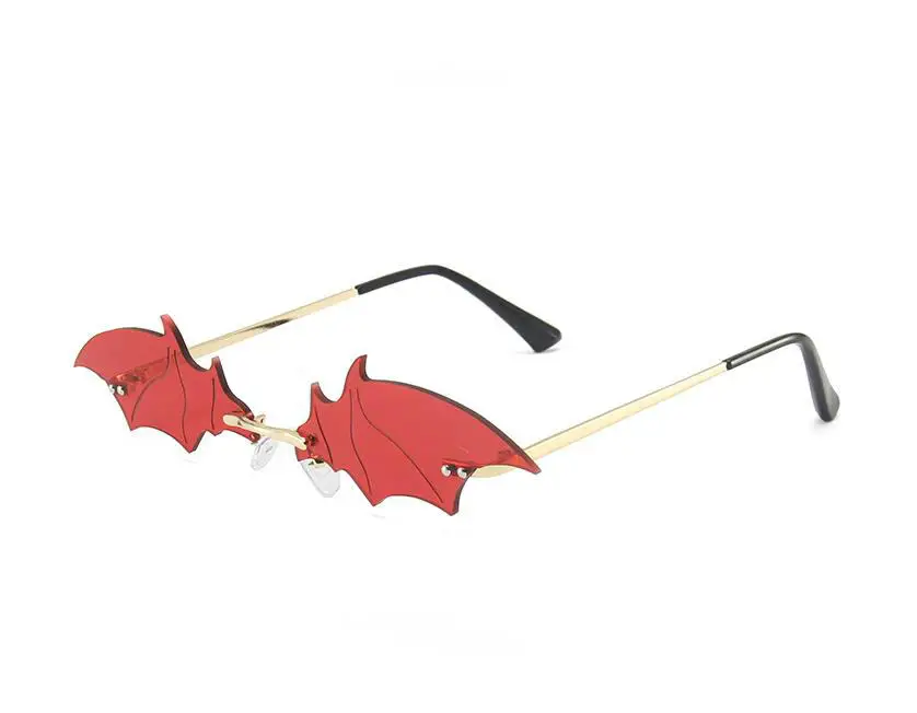 

Steampunk Vintage Sunglasses Women Leaf Trend Mirror Rimless Sun Glasses Men Frameless Punk Fashion Retro Small Eyeglasses