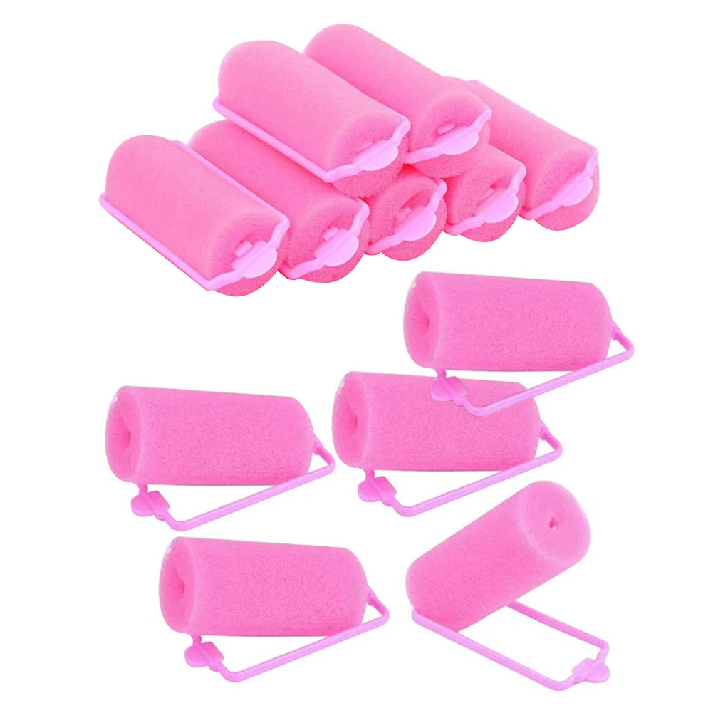 12 шт./упак. Пряжка мягкая губка пены Плойка для завивки волос легко Щипцы укладки