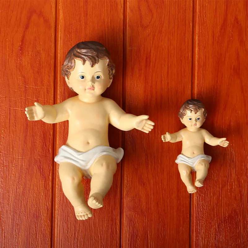 5 Размер Католическая Евангельская Церковная Поставка Орнамент Иисус Иисус Ясли Санта Беби Статуя Агнец Божий Подарок Иисус Фигуры Христос Ремесло.