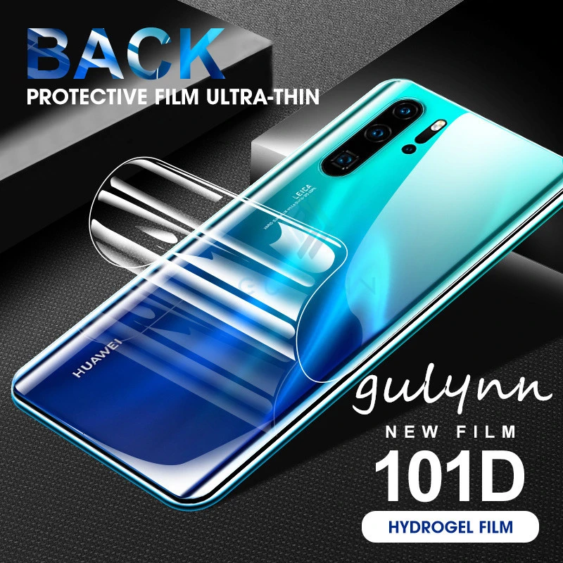 101D Защитная пленка для задней панели Гидрогелевая Huawei P30 P20 Mate 30 40 экрана Honor 9X 20 Lite