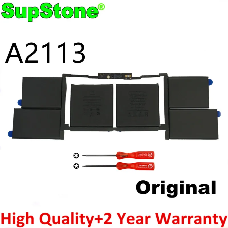 SupStone Новый A2113 A2141 616 00533 Аккумулятор для ноутбука Apple MacBook Pro 16 дюймов Core I7 I9 2 6 ГГц 2019