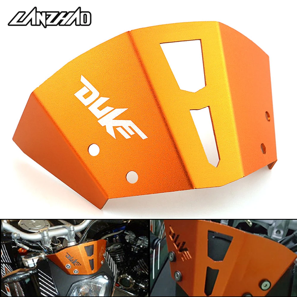 Duke CNC алюминиевый мотоцикл лобовое стекло Передний Воздушный поток направляющая