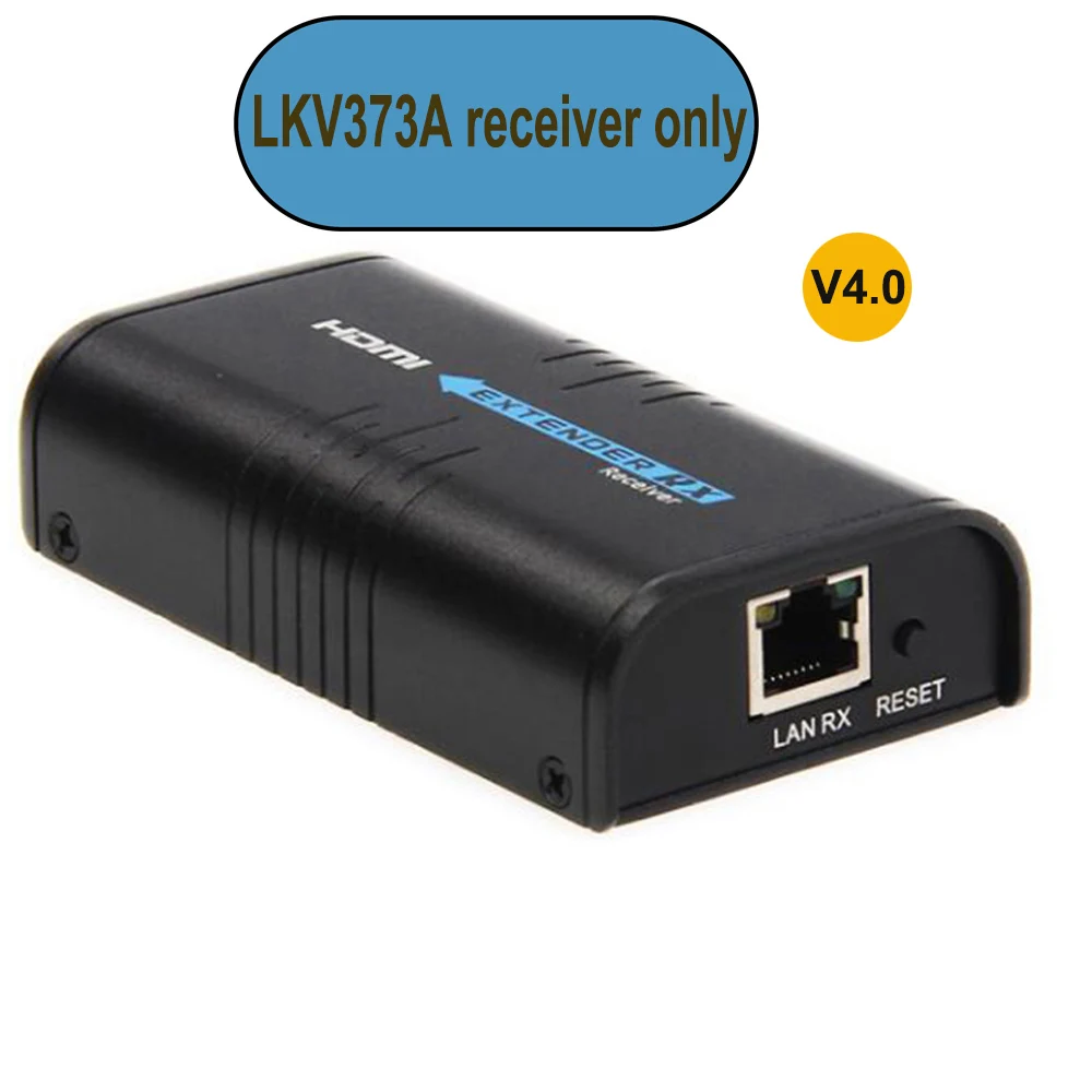 v4 0 lkv373a sender or receiver up to 120m hdmi extender over cat5e6 cable tcpip compliant one tx to n rx supported free global shipping