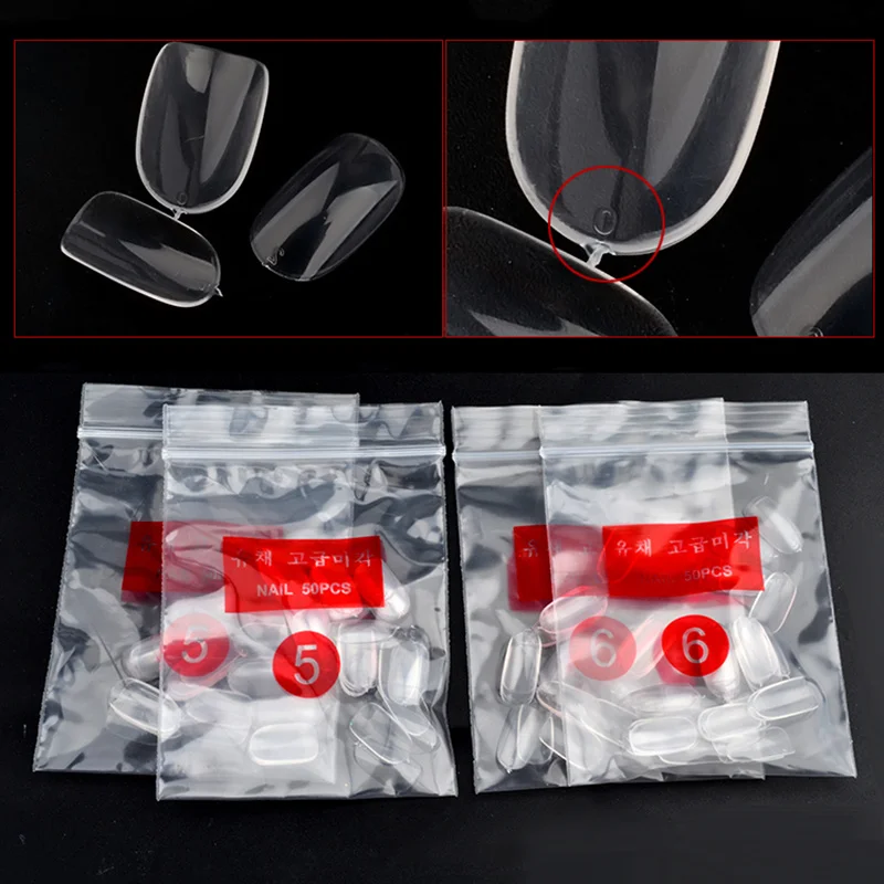 600 шт. Полный круглая крышка инструменты для маникюра акриловые накладные ногти