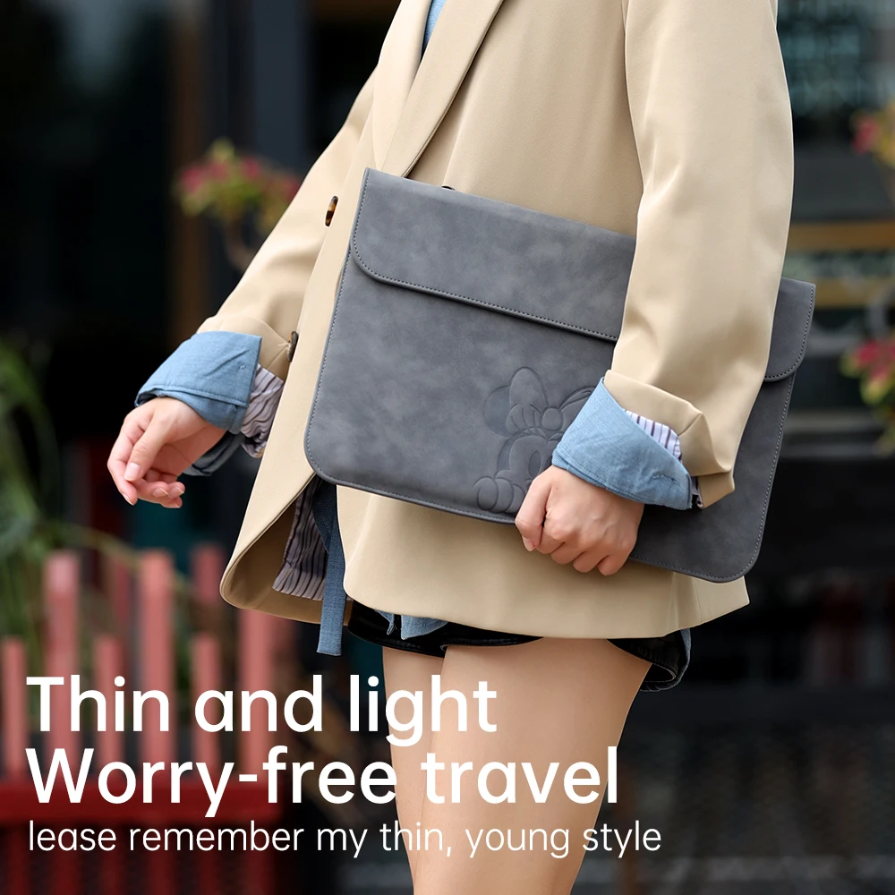 

Disney Laptop Bag Sleeve Computer Case Cute Cartoon Mickey Mouse Minnie 13.3/14.4/15.4 inch For Apple/Macbook Air/Pro 13