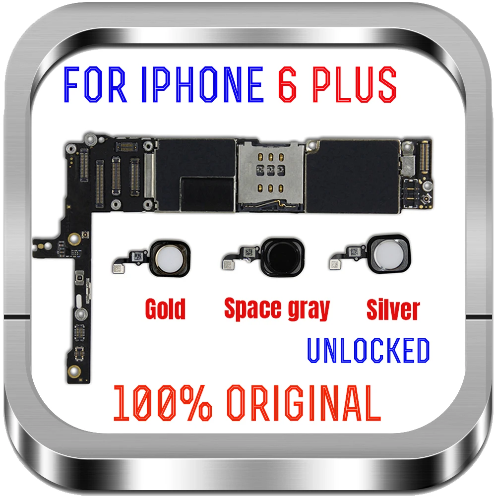 Разблокированная материнская плата для iphone 6 plus без/С Touch ID 5 дюймов логические