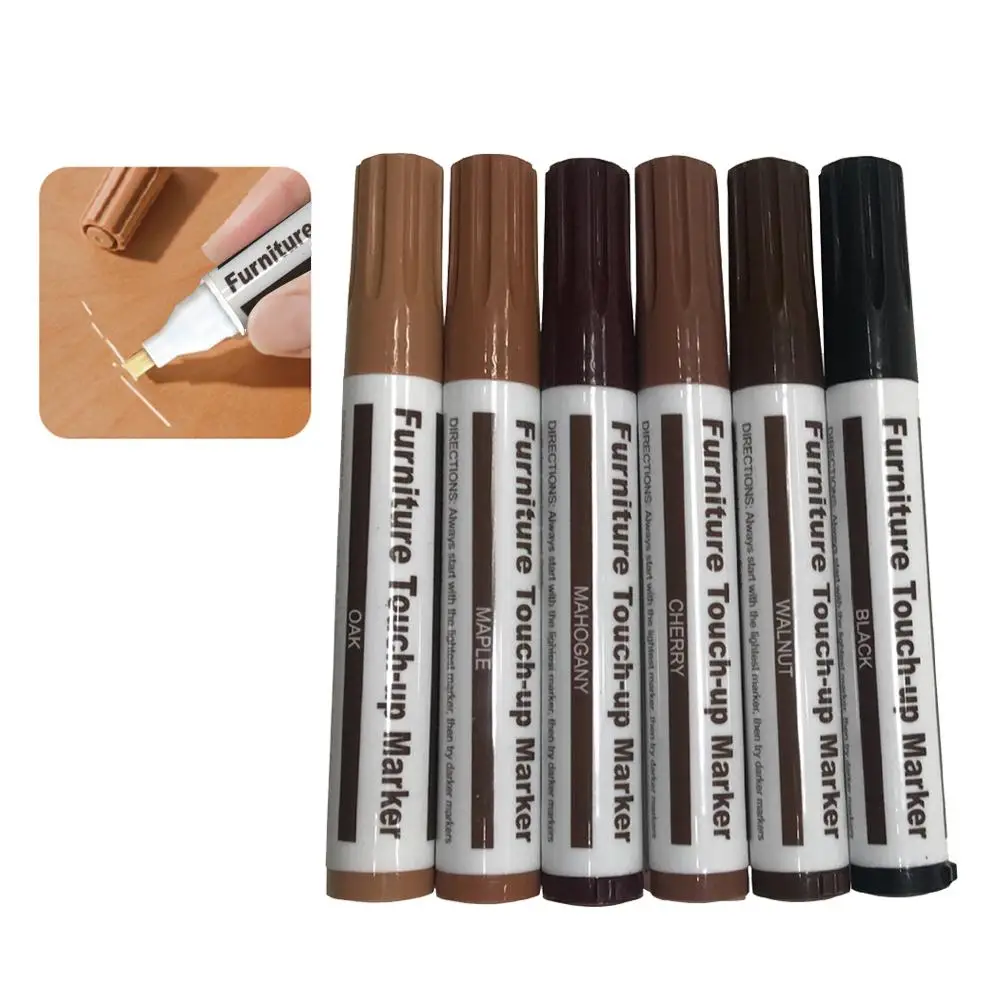 Набор для ремонта деревянных поверхностей New Design Wood Repair System Kit Filler Sticks Touch Up Marker Floor Furniture Scratch Fix Tool For Home.