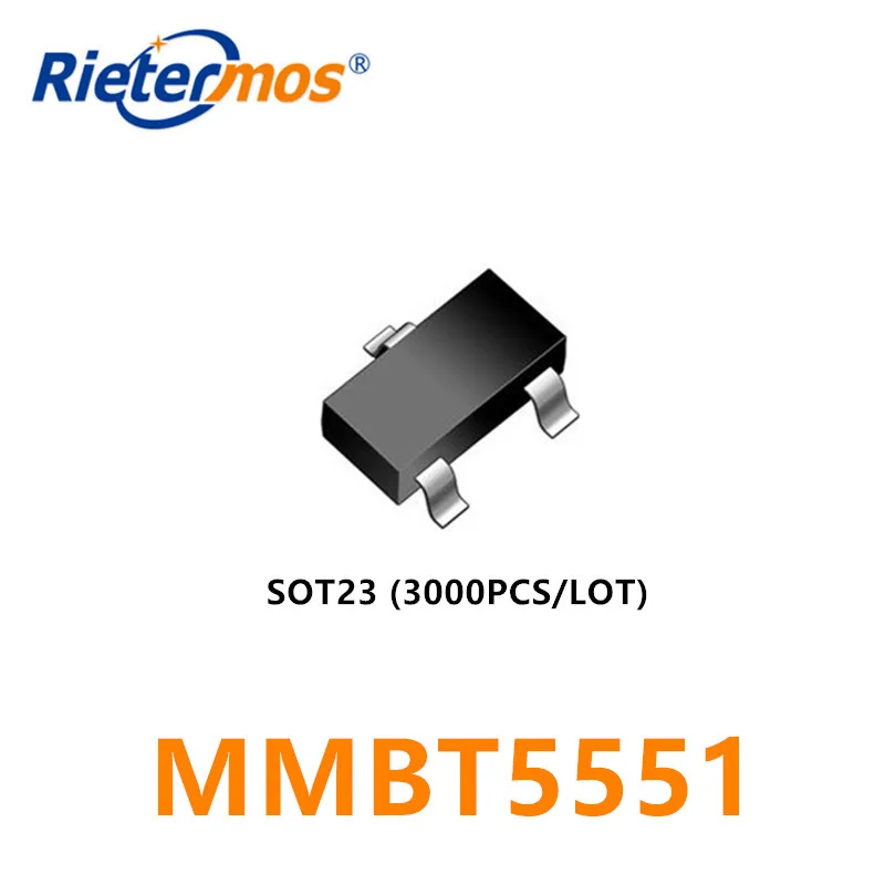 3000 шт. MMBT5551 2N5551 SOT23 NPN 200mA 600MA 160V сделано в Китае|npn| |
