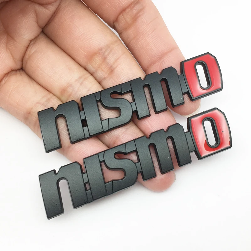 Металлические наклейки с логотипом для Nissan Nismo Tiida Teana Qashqai Juke X trail 2 шт. | Автомобили