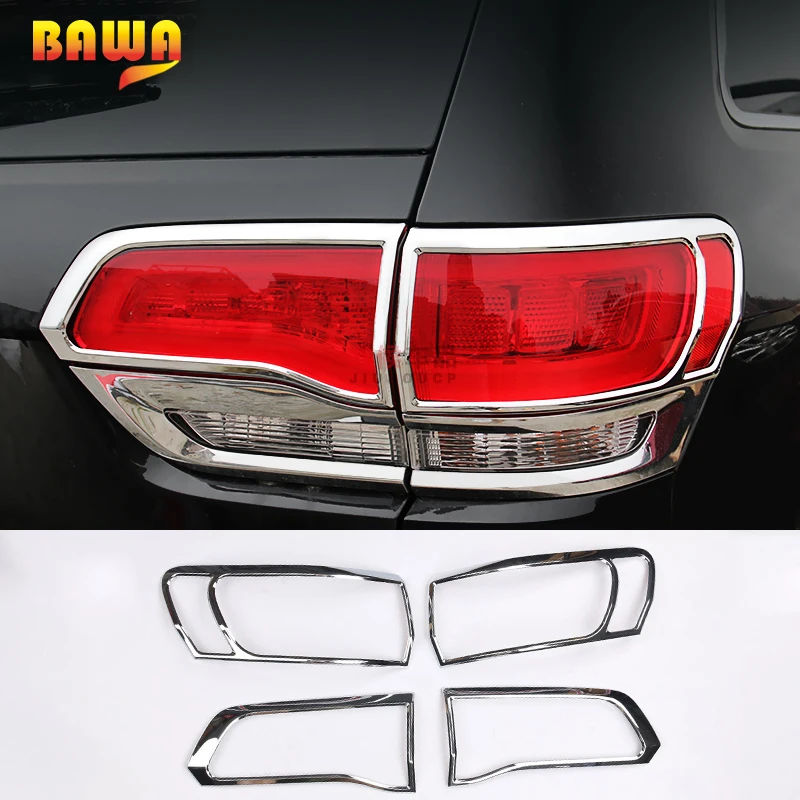 

BAWA колпачки ламп для Jeep Grand Cherokee 2014 + задние автомобильные лампы декоративная рамка для Grand Cherokee автомобильный Стайлинг