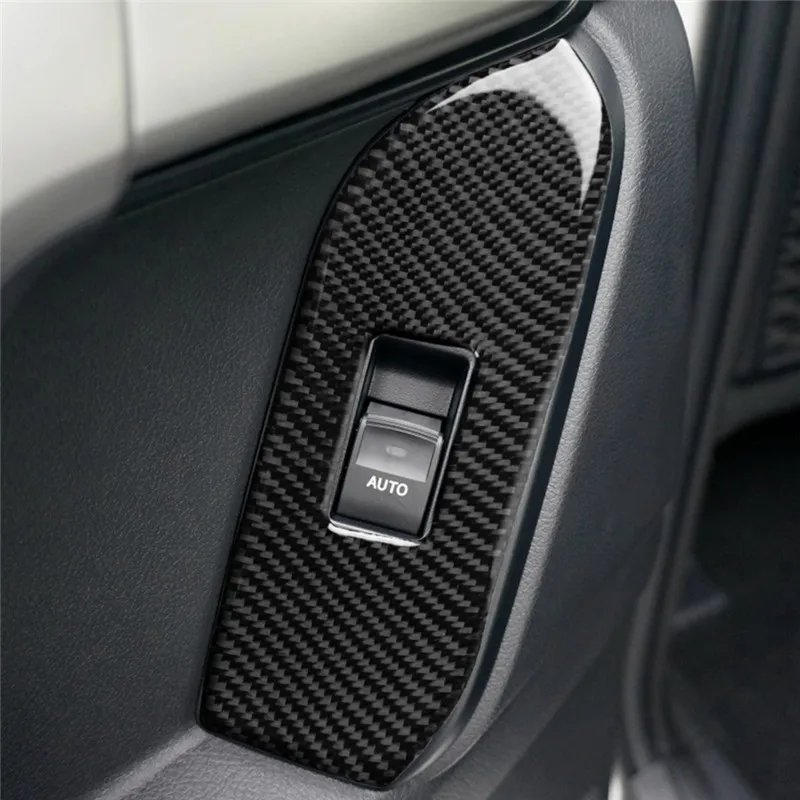 Подходит для Toyota Land Cruiser Prado 2010- автомобильные аксессуары стеклоподъемная панель декоративная Автомобильная наклейка из углеродного волокна