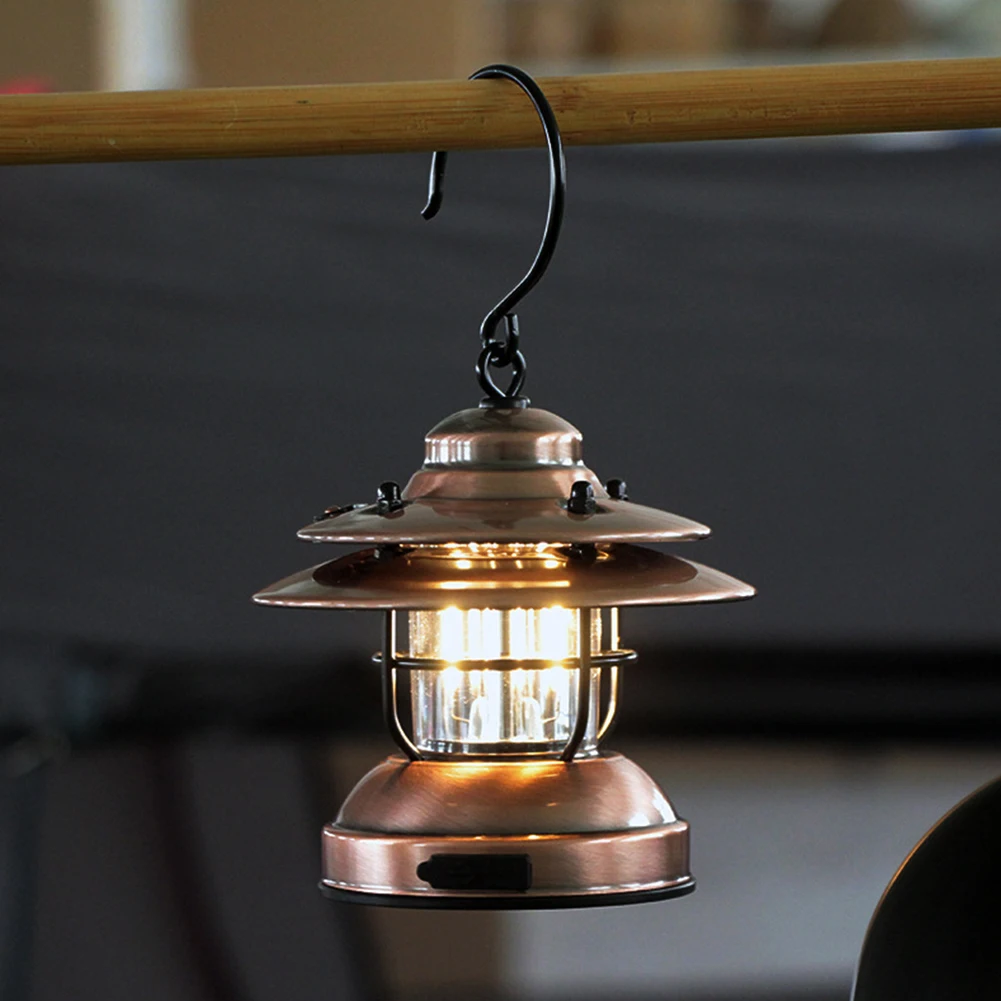 

Portable Waterproof Tent Hanging Light Outdoor USB Camping Hiking Lantern Waterproof Garden Courtyard Decorative Lighting Lamp