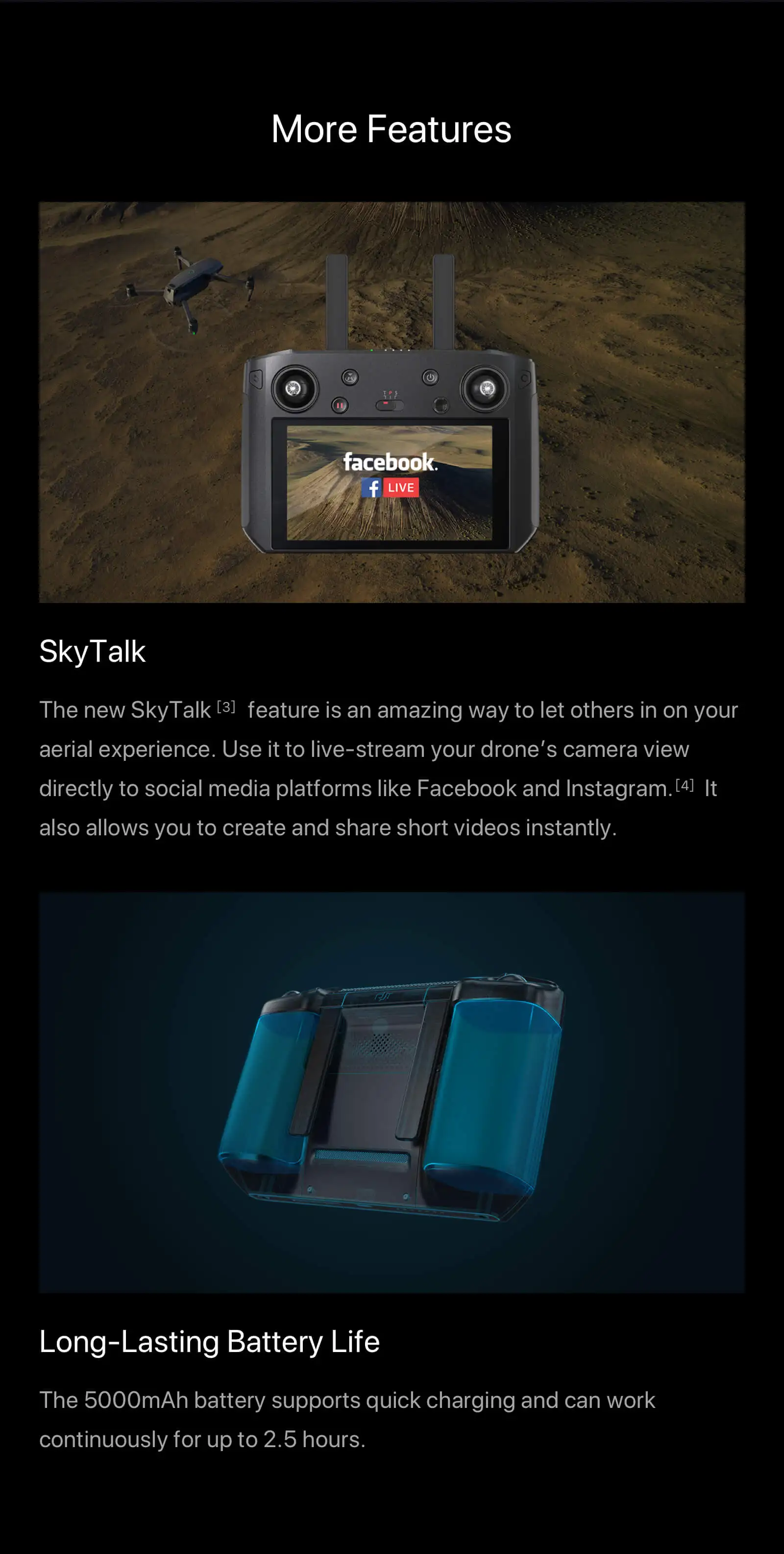 Смарт-контроллер DJI для DJI Mavic 2 Pro& Mavic2 Zoom 5,5-дюймовый 1080p дисплей OcuSync 2,0 настроенная Система Android максимально