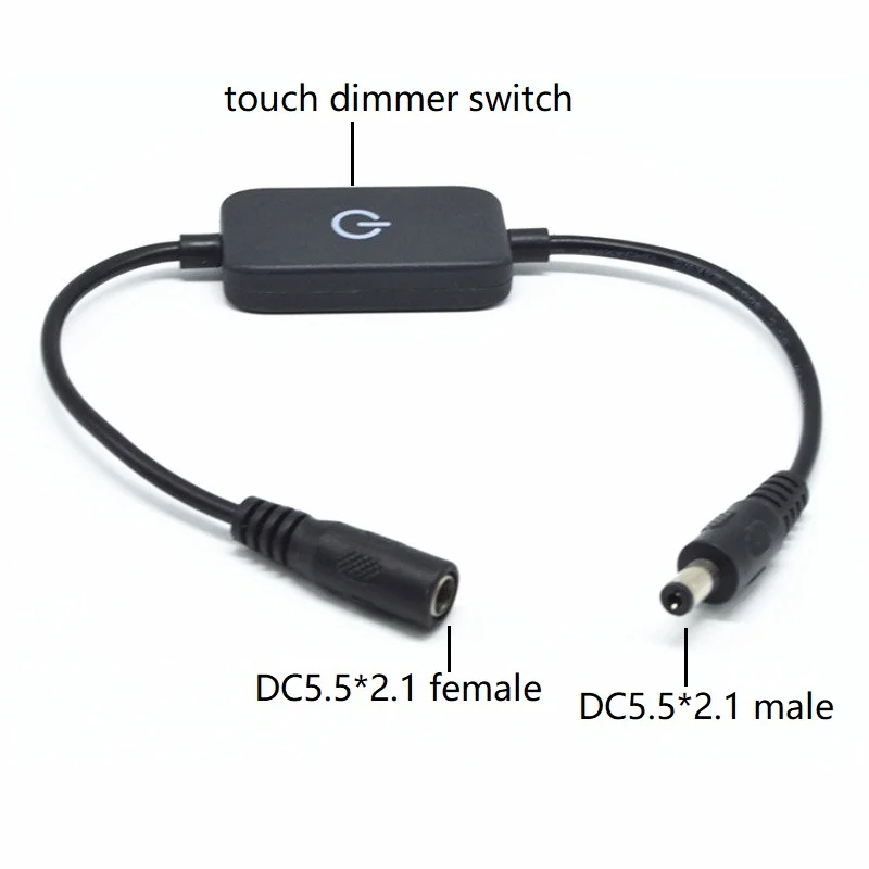 5 шт./лот светодиодный световой диммер сенсорный выключатель Яркость с блоком