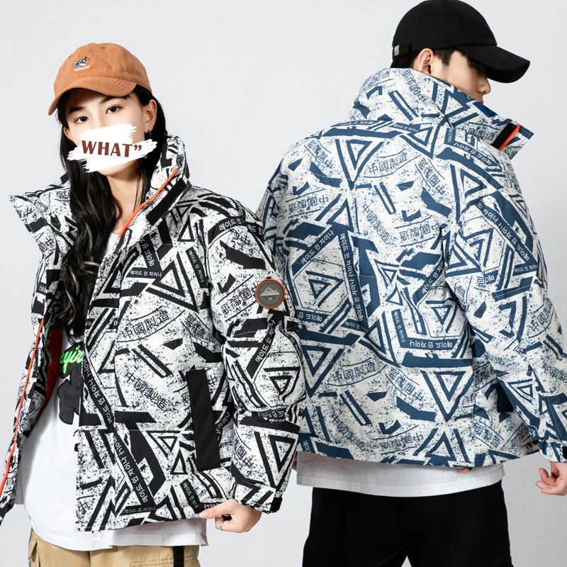 Winter Jacket Men Parkas Thicken Warm Couple Oversize Padded Bomber Jacket Harajuku Parka Coat Women Fashion Korean Streetwear