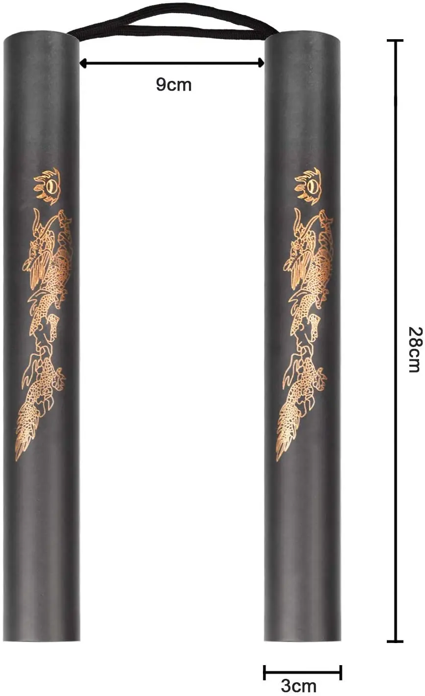 Nunchucks губка для занятий боевыми искусствами обучающая веревка из пластика Nunchakus