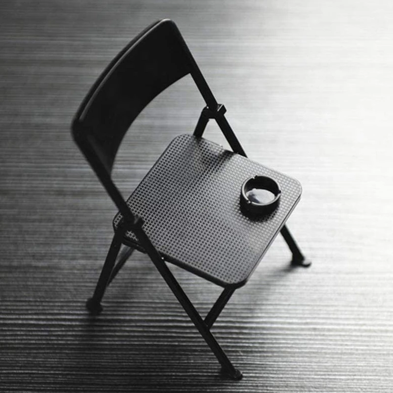 

1/6 Folding Mini Chair Dolls Folding Chair Playsets Miniature Furniture Toy Folding Doll Chairs Decoration
