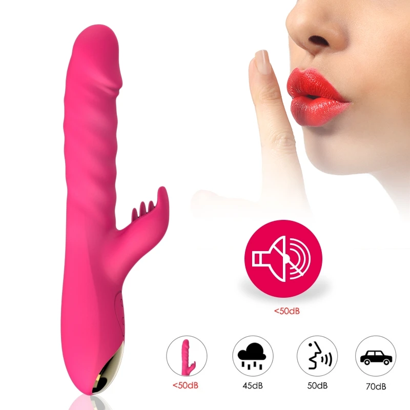 

Dildo Vibrator Telescopic Rotation Heating Huge Vibrator female G Spot Clitoris Stimulate for woman Masturbation Love life Sex