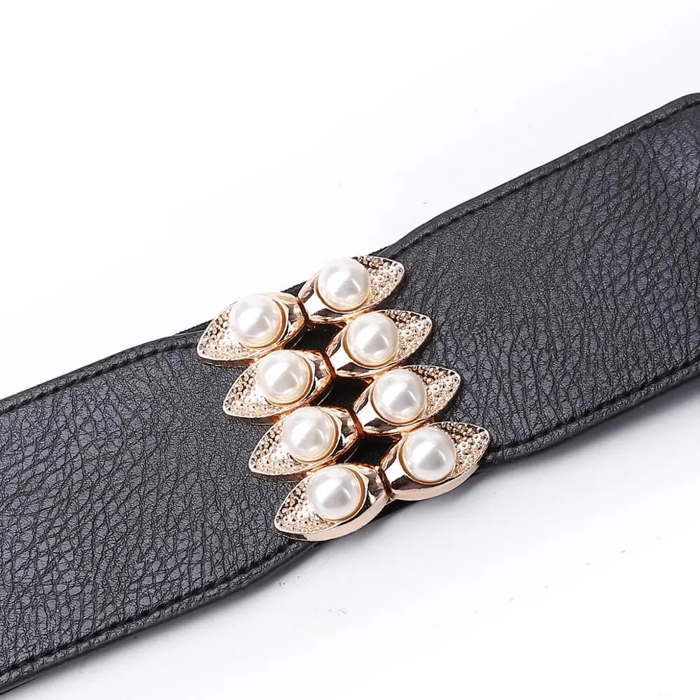 Модный женский широкий эластичный пояс кожаный пояс|Женские ремни| |