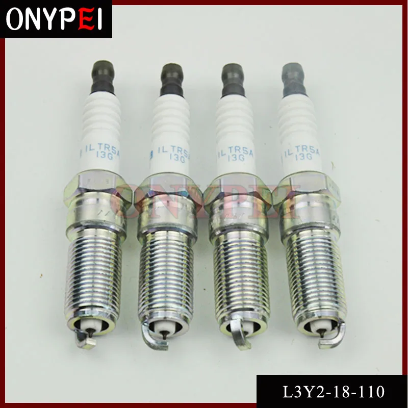 4 шт./лот L3Y2 18 110 Iridium Свеча зажигания для Mazda и Ford ILTR5A 13G ILTR5A13G|plug spark|plug mplug lot |