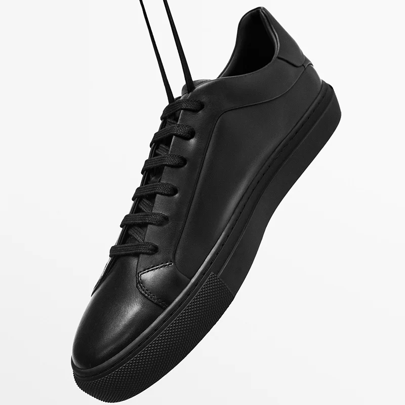 

High-quality New Leather Oxford For Women Lace-up Flats Vulcanized Woman Casual Men's Sport Shoes Sneakers
