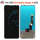 ЖК-дисплей 6,8 дюйма AMOLED для ZTE nubia Red Magic 6 NX669J, сенсорный экран, панель Pantalla, дигитайзер для Red Magic 6 Pro, зеркальный ЖК-дисплей