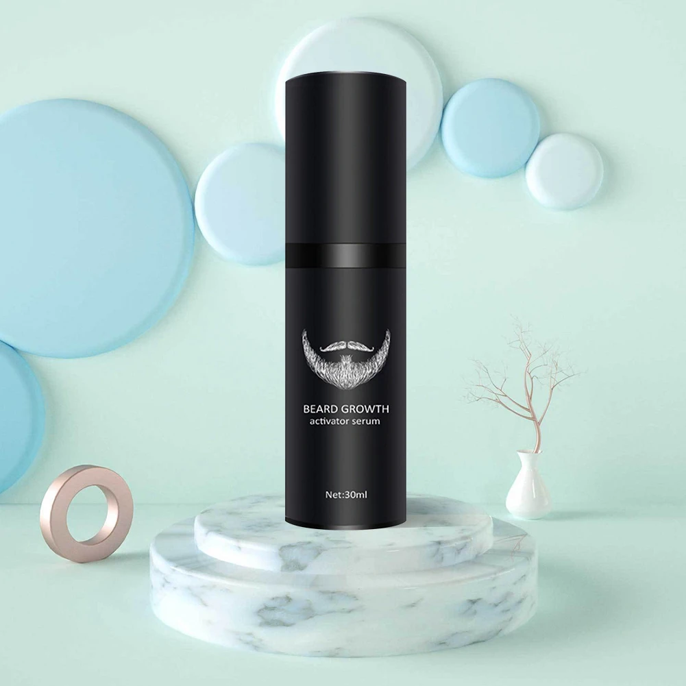 

Beard Growth Kit Hair Growth Enhancer Thicker Oil Nourishing Leave-in Conditioner Beard Grow Set with Beard Growth roller