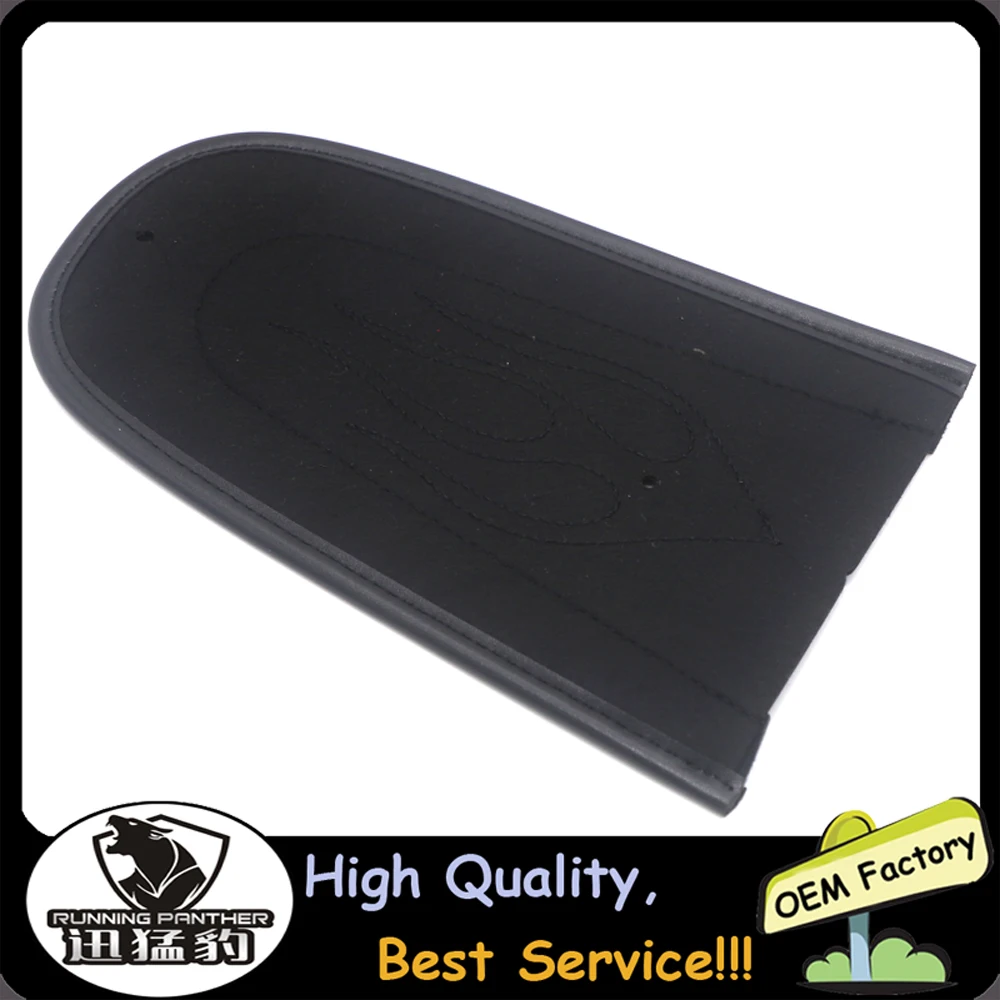 Новый черный кожаный нагрудник для заднего крыла с эффектом пламени Harley Sportster Super