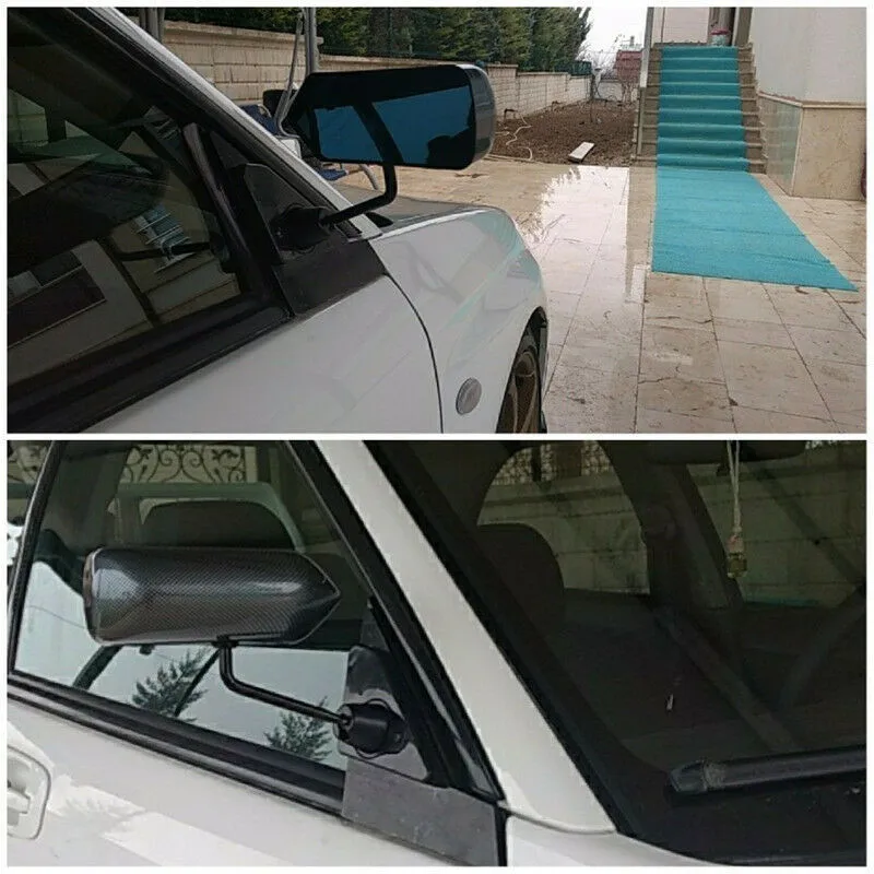 F1 гонок боковое зеркало черный углеродного волокна вид лист окунания для Civic CR-V RSX