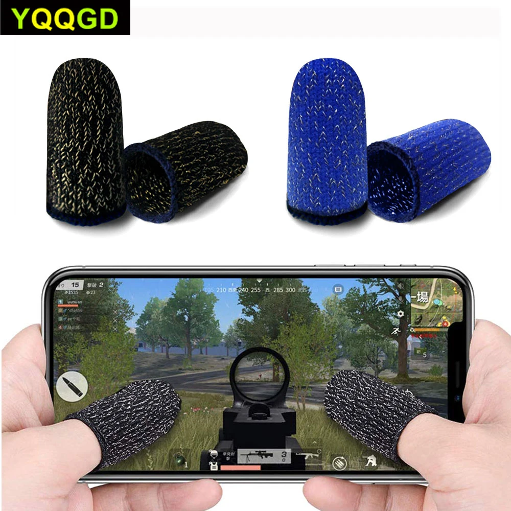 

1Pair Sweat-Proof Finger Cover King Glory PUBG Peace Elite Game Occupation Touch Screen Thumb Game Pad