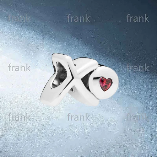 

797842CZR XO Script Charm