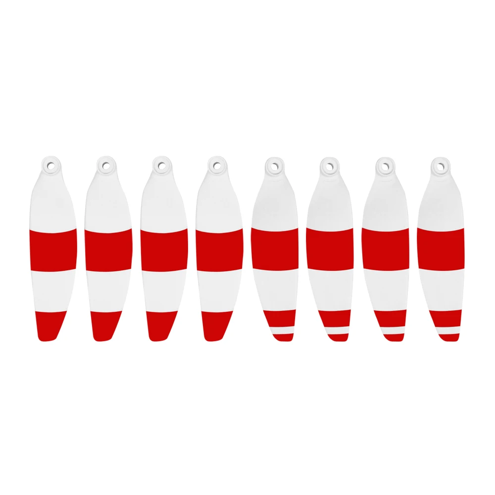 White Red 8 шт. легкие 4 пары пропеллеров 4726F складные низкие шумовые аксессуары для DJI Mavic Mini Drone аксессуары - Цвет: White Red