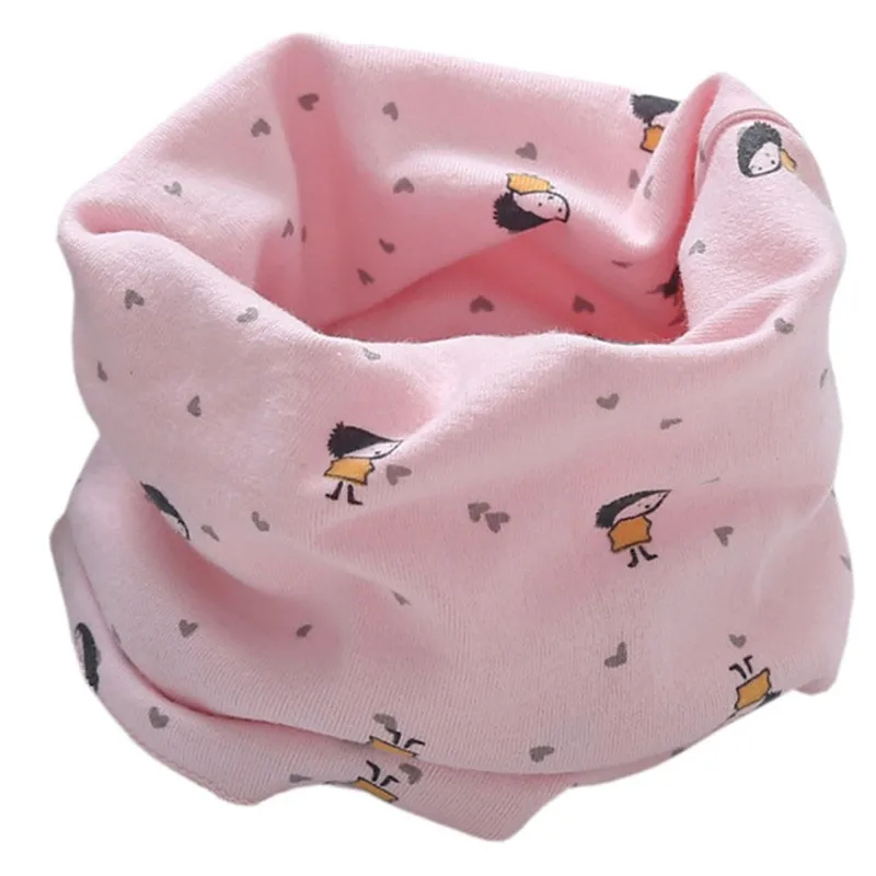 girl pink Новинка года; сезон осень-зима; Детский многофункциональный теплый шейный платок с воротником; детский хлопковый шарф - Цвет: girl pink