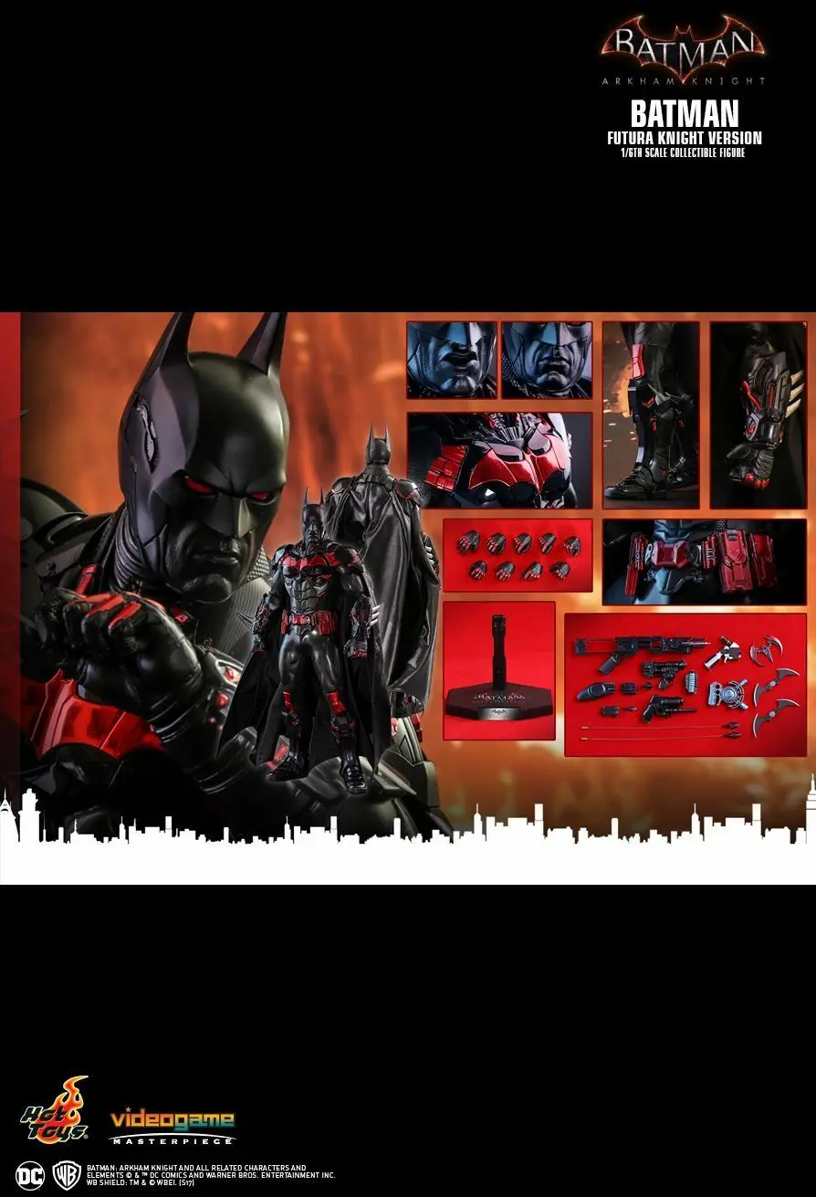 Лидер продаж игрушки VGM 29 Batman Arkham Knight (версия Futura Knight) фигура 1/6 новинка|Игровые