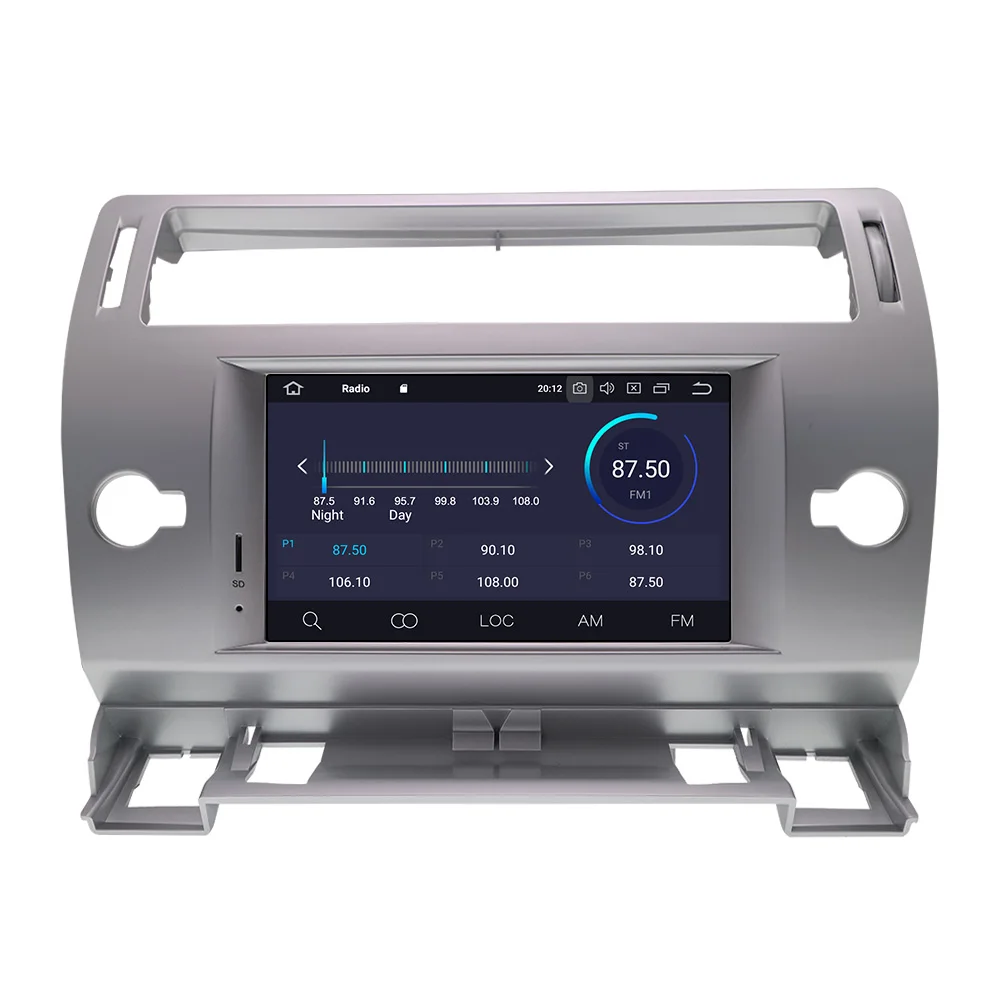 Автомобильный DVD-плеер Android 9 GPS-навигация для Citroen C4 Quatre Triumph 2004-2012 автомагнитола